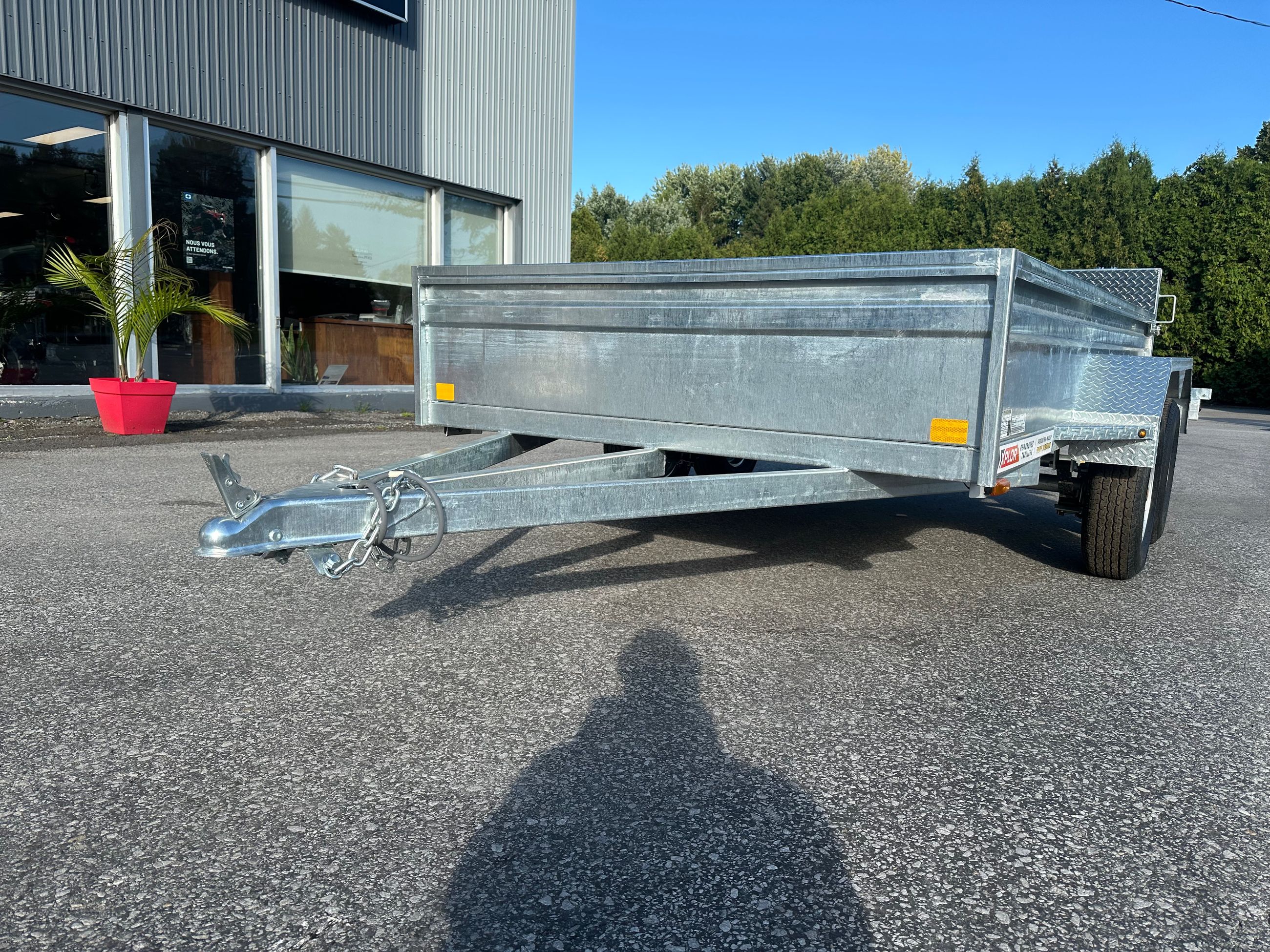 TOIT DESIGN REMORQUE UTILITAIRE U66-121 GALVANISEE 13'' 2027