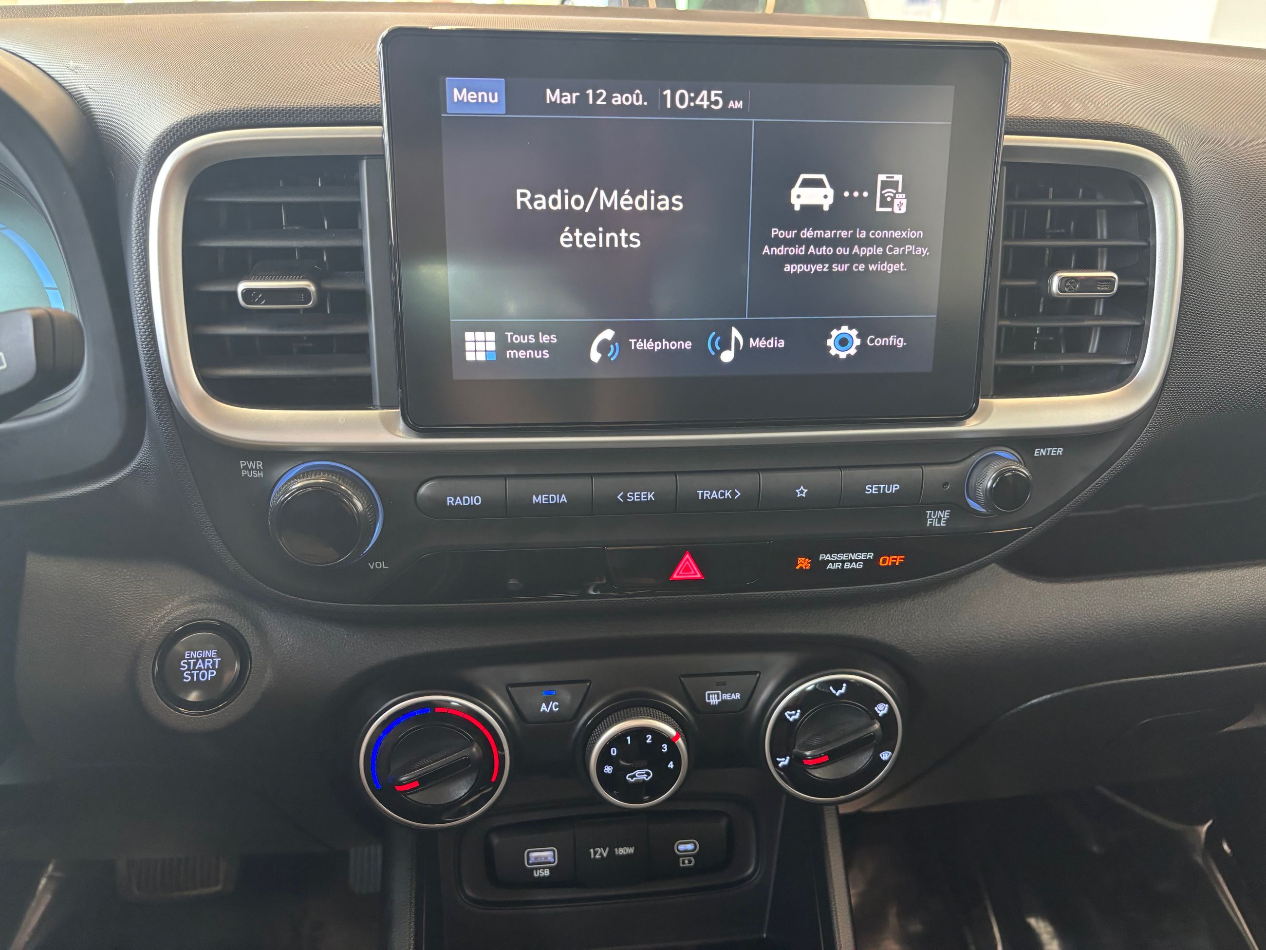 Hyundai Venue Preferred SIEGES CHAUFFANT BLUETOOTH 2023 JAMAIS ACCIDENTÉ