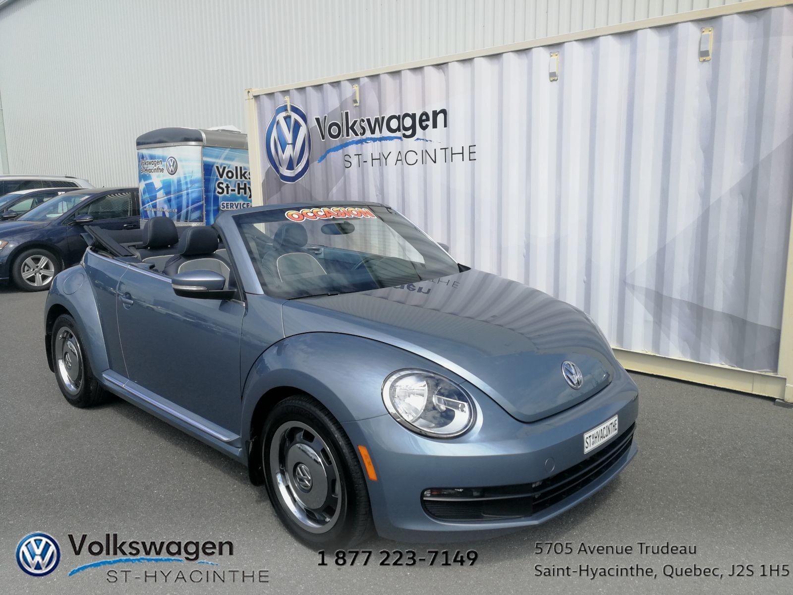 Used 16 Volkswagen Beetle Convertible Edition Denim Bas Km Rare Blue 9 936 Km For Sale 294 0 Volkswagen St Hyacinthe 9c218a