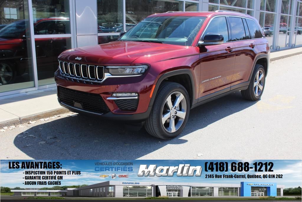 2022 Jeep Grand Cherokee 4x4 LIMITED V6 3.6L GPS TOIT OUVRANT PANORAMIQUE
