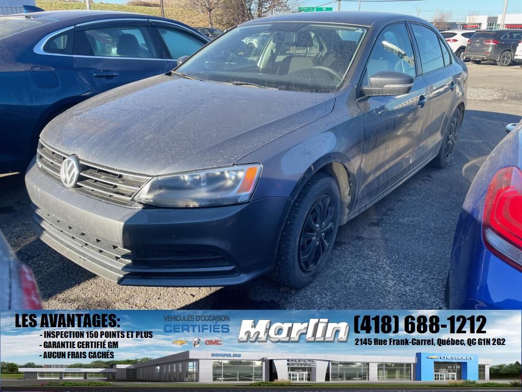 Volkswagen Jetta 2.0 Trendline Plus Auto CERTIFIE/INSPECTE/GARANTIE 2015