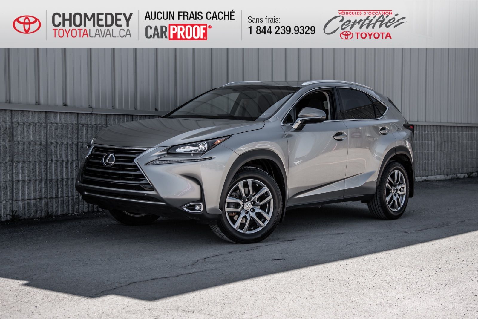 Lexus NX 200t PREMIUM AWD 2016 usagé à vendre - 35995.0 | Chomedey