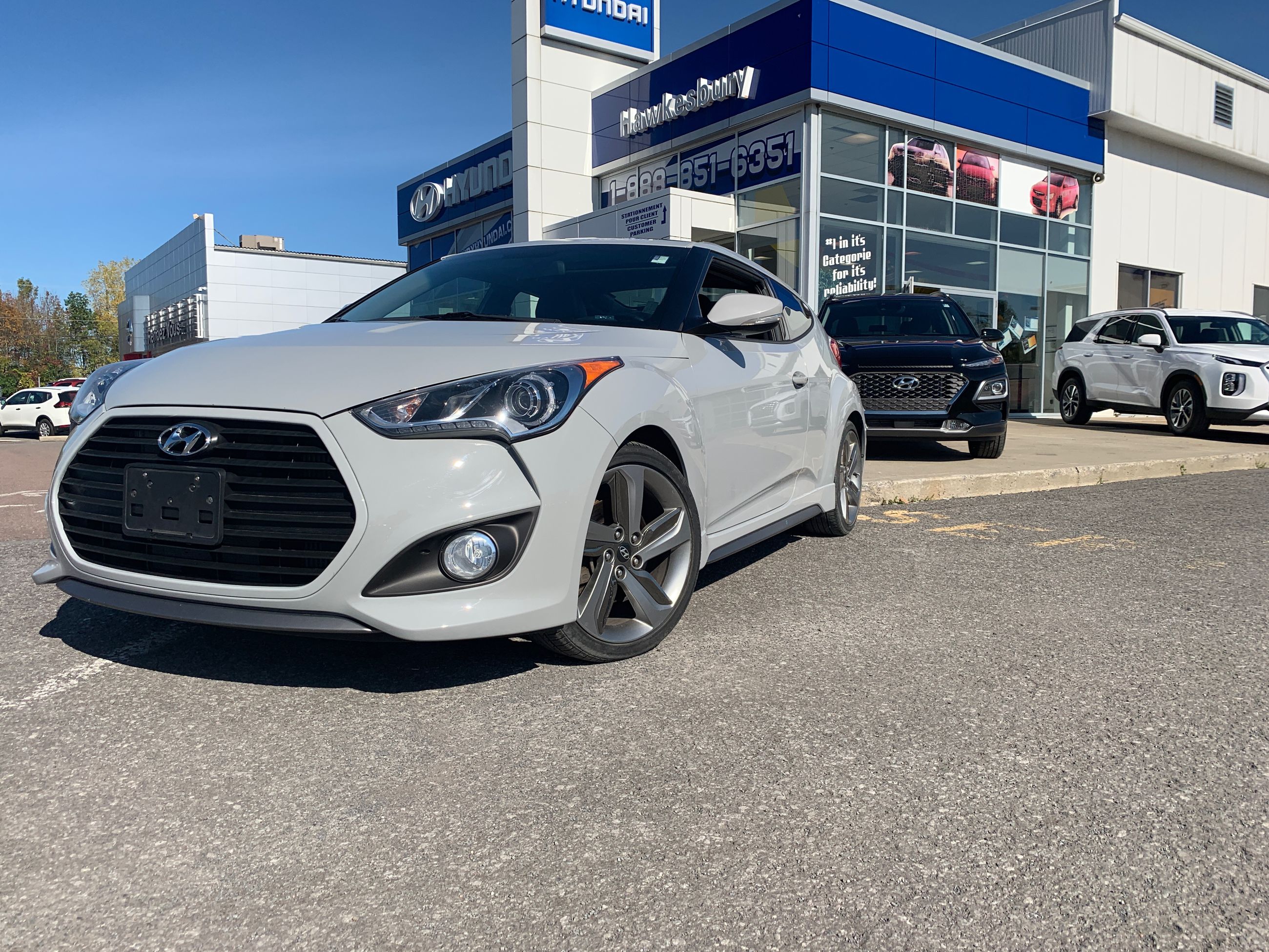 Pre-Owned 2014 Hyundai Veloster Turbo w/Matte Grey in Hawkesbury