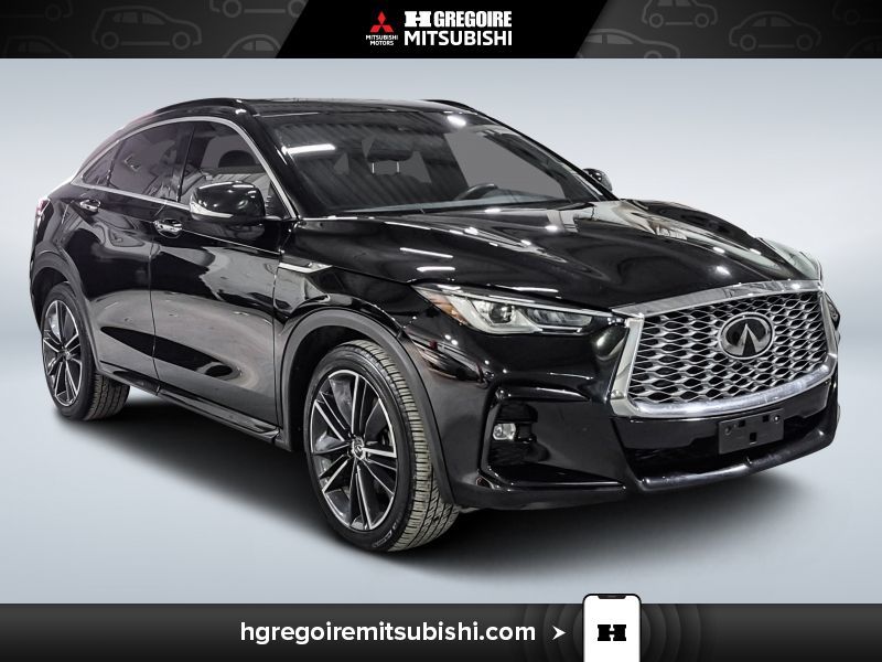2023 Infiniti QX55 LUXE  AWD  Cuir  Toit  Caméra  Mags  Carplay