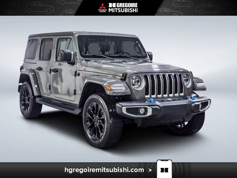 2022 Jeep Wrangler Unlimited Sahara 4xe Cuir Carplay * 2 Toit