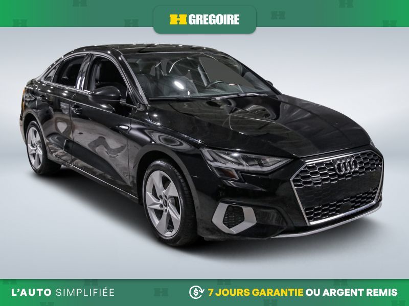 2022 Audi A3 Komfort AWD AUTO A/C CUIR TOIT GR ELECT MAGS CAM R