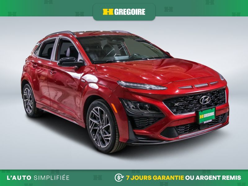 2022 Hyundai Kona N Line AWD AUTO A/C CUIR TOIT NAV GR ELECT MAGS CA