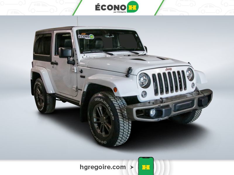 2016 Jeep Wrangler 75th Anniversary 4X4 GR ÉLEC A/C BLUETOOTH MAGS