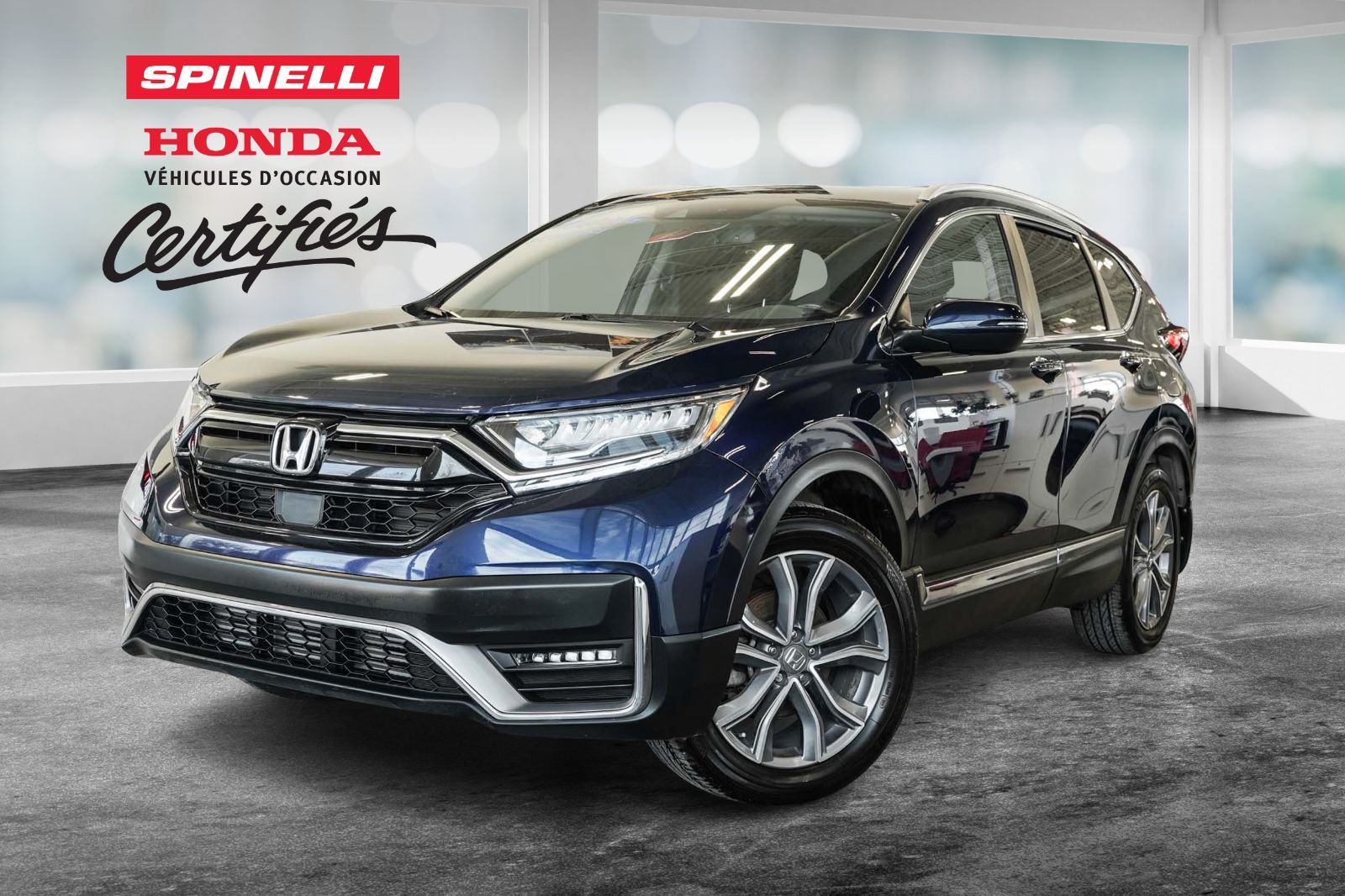 2022 Honda CR-V TOURING AWD; CUIR TOIT PANO NAVI ANGLES MORT MAGS