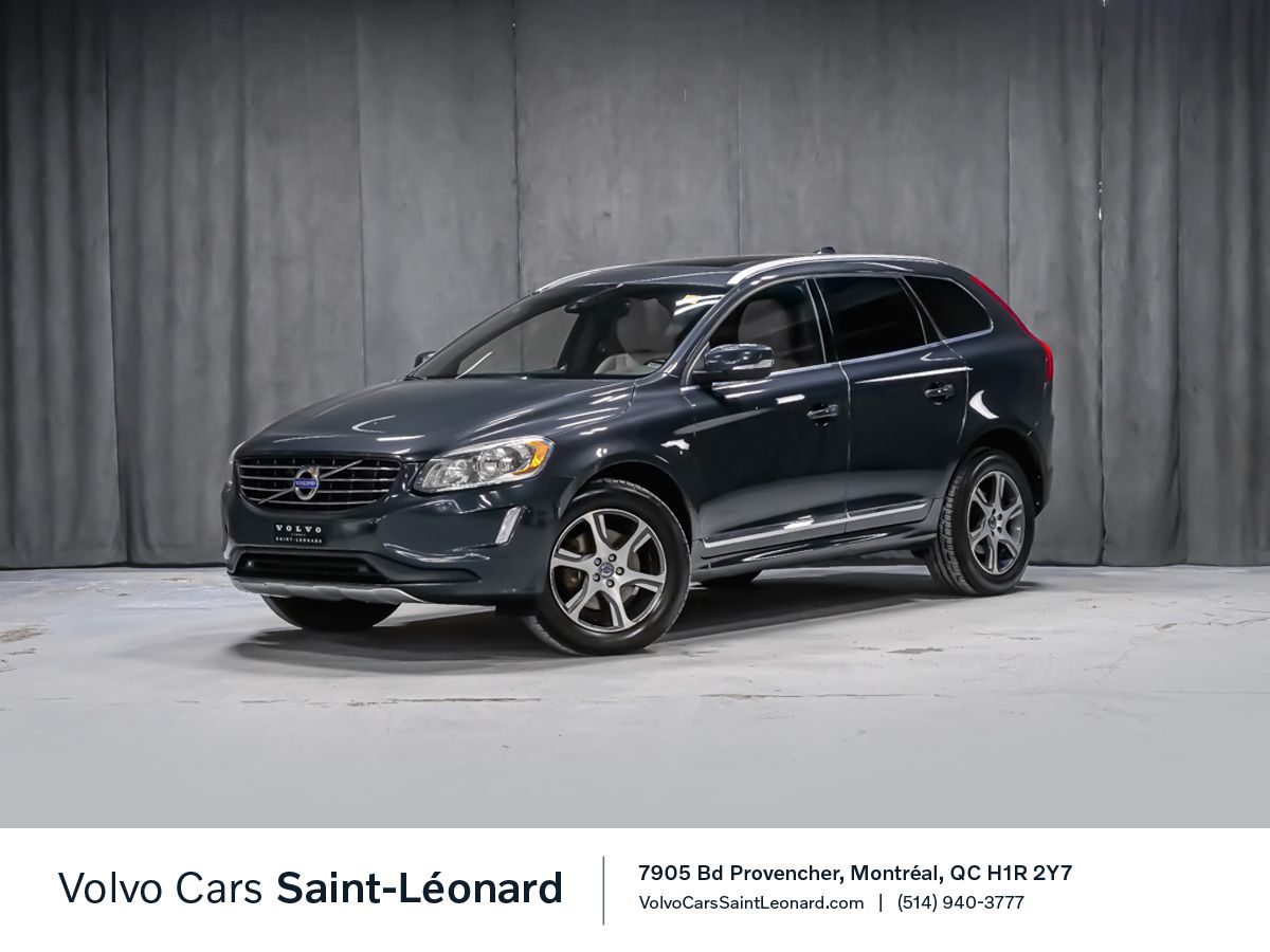2015 Volvo XC60 T6 AWD PREMIER PLUS VOLANT CHAUFFANT CAPTEUR ANGLE MORT TOIT OUVRANT