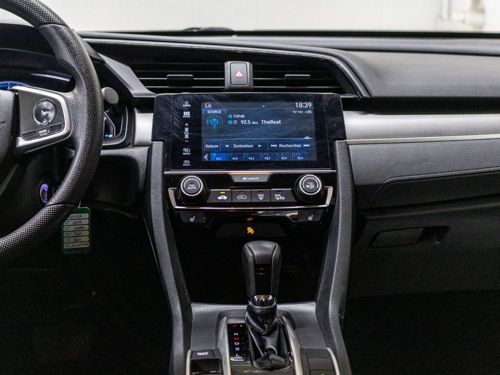 Photo Honda Civic Sedan LX, BANCS CHAUFF, CAMERA RECUL, GROUPE ELECTRIQUE 2018 #8