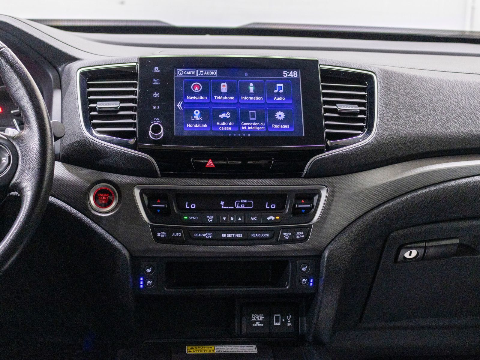 Photo Honda Ridgeline TOURING, TOIT, CUIR, CARPLAY, BANCS CHAU, BEDLINER 2022 #8