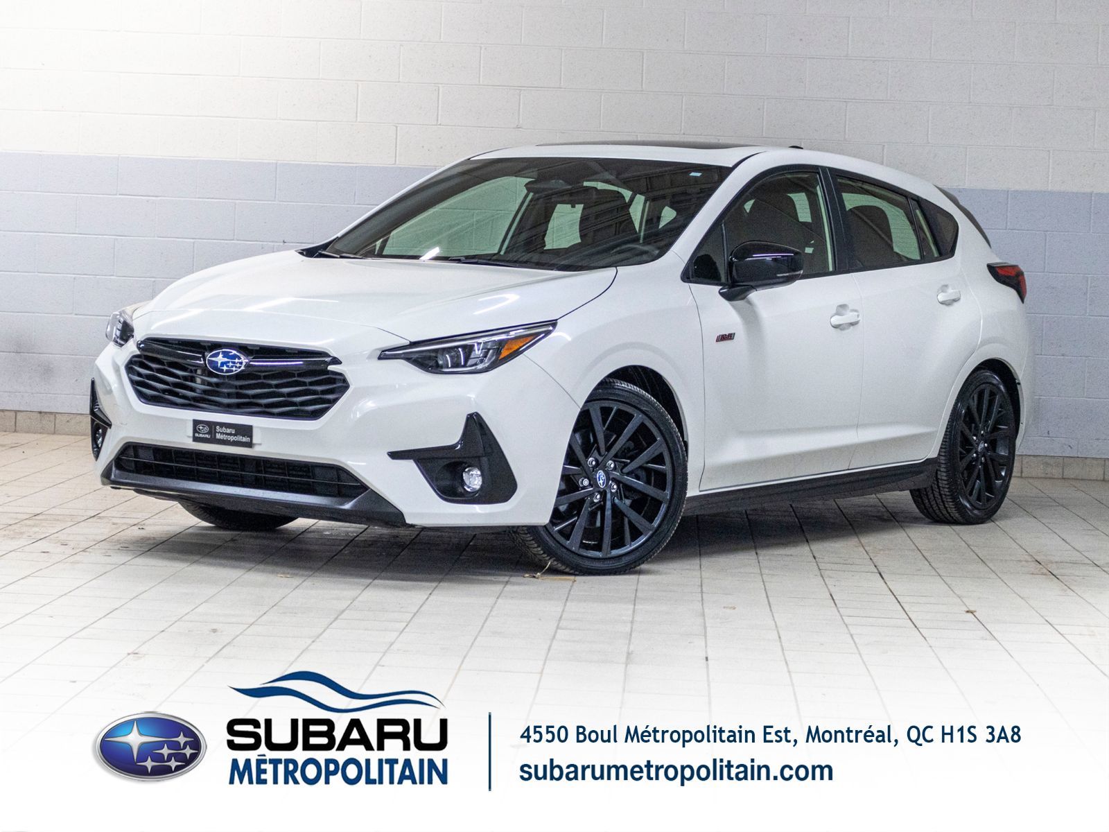 2024 Subaru Impreza RS, 2.5L, TOIT, CARPLAY, BANCS CHAUFF, HARMON KAR