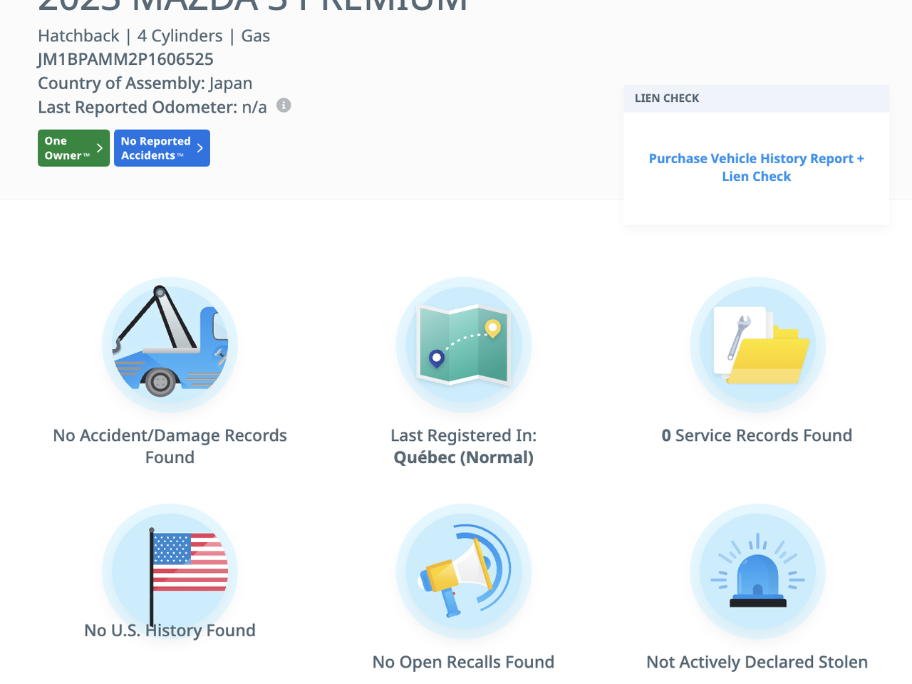 Mazda 3 Sport GT TA BA 2023-2