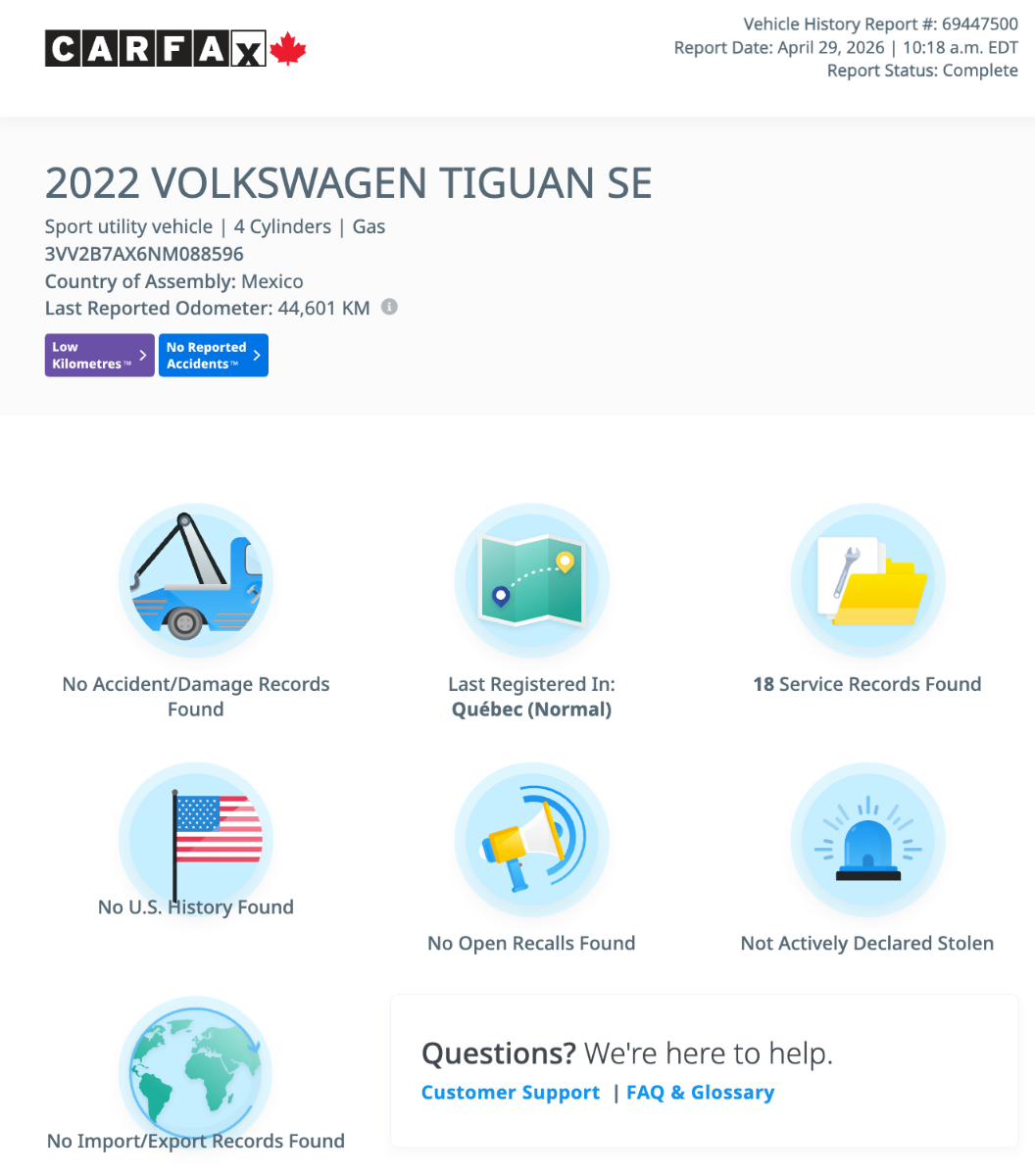 [2022] [Volkswagen] [Tiguan] [Comfortline] - [Villeneuve Honda Joliette]