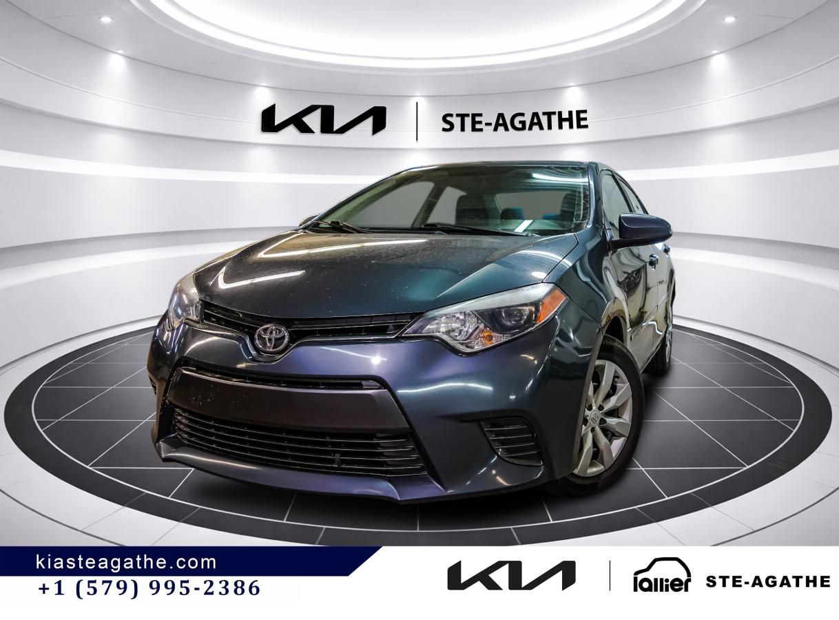 2016 Toyota Corolla 4dr Sdn CVT LE **JAMAIS ACCIDENTÉ+ UN SEUL PROPRIÉTAIRE** CAMÉRA DE RECUL+SIÈGES CHAUFFANTS**