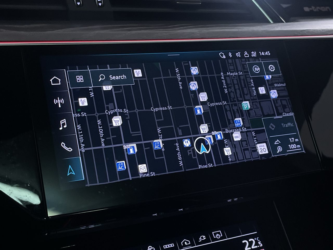 Audi e-tron  2023 à , Colombie-Britannique