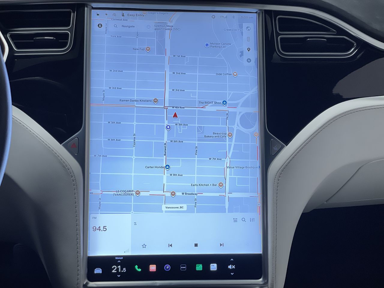 Tesla Model S  2017 à , Colombie-Britannique