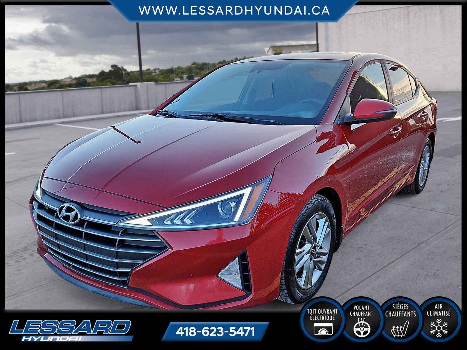 Lessard Hyundai | 2020 Hyundai Elantra Preferred w/Sun & Safety