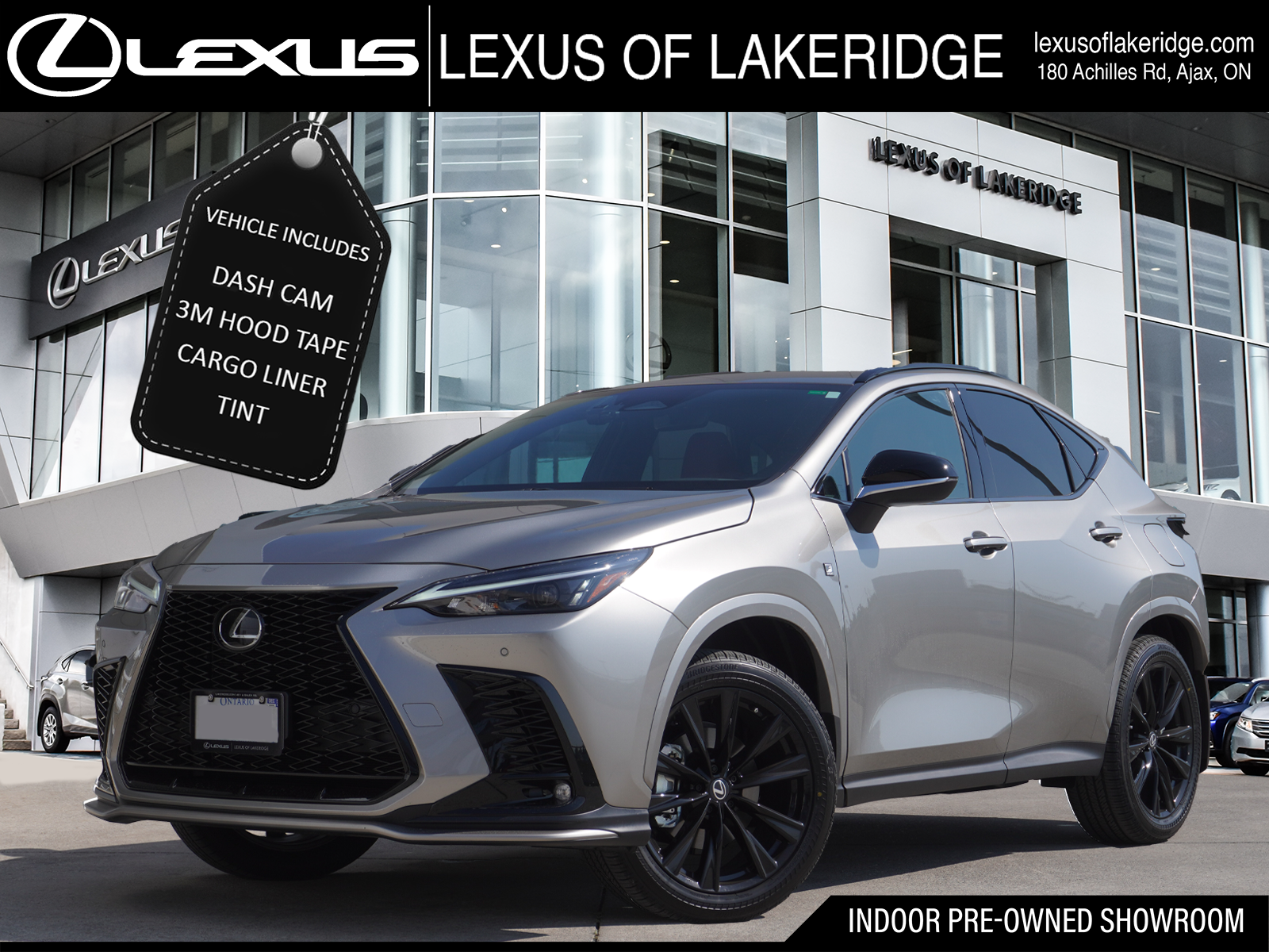 2026 Lexus NX 350 F SPORT 2|HUD|S/S+|WIRELESS|MOONROOF|CARPLAY