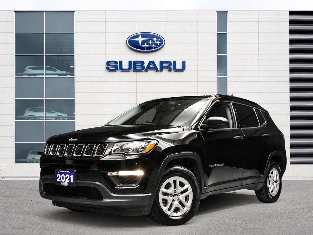 2021 Jeep Compass SPORT One Owner   Low KMs!