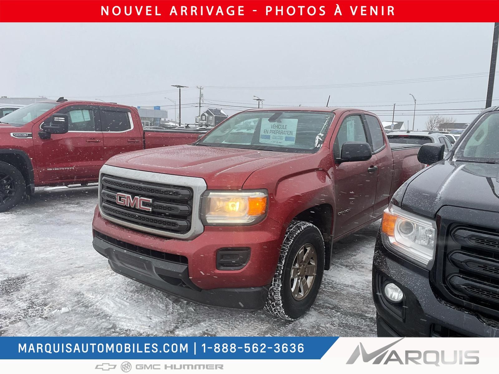 2016 GMC Canyon 4WD EXTENDED CAB 4 CYL 2.5L