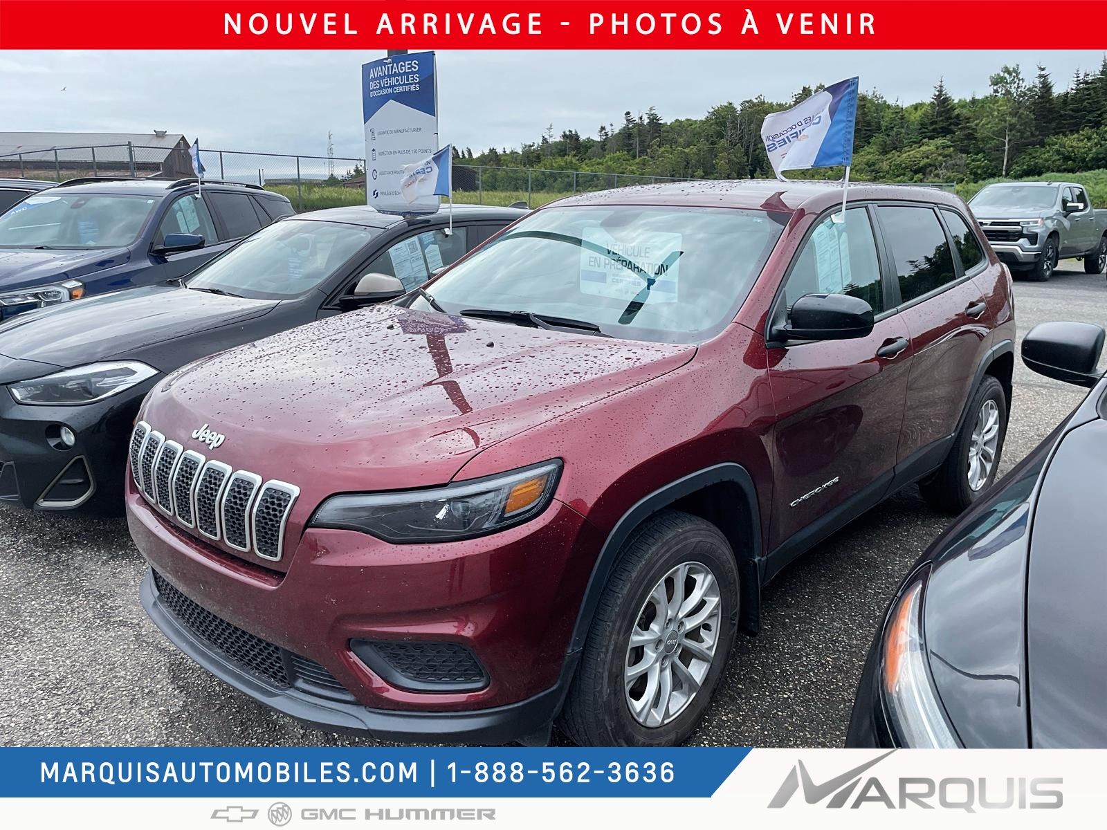2022 Jeep Cherokee SPORT 4X4 2.4L 4CYL BAS KILOMÉTRAGE