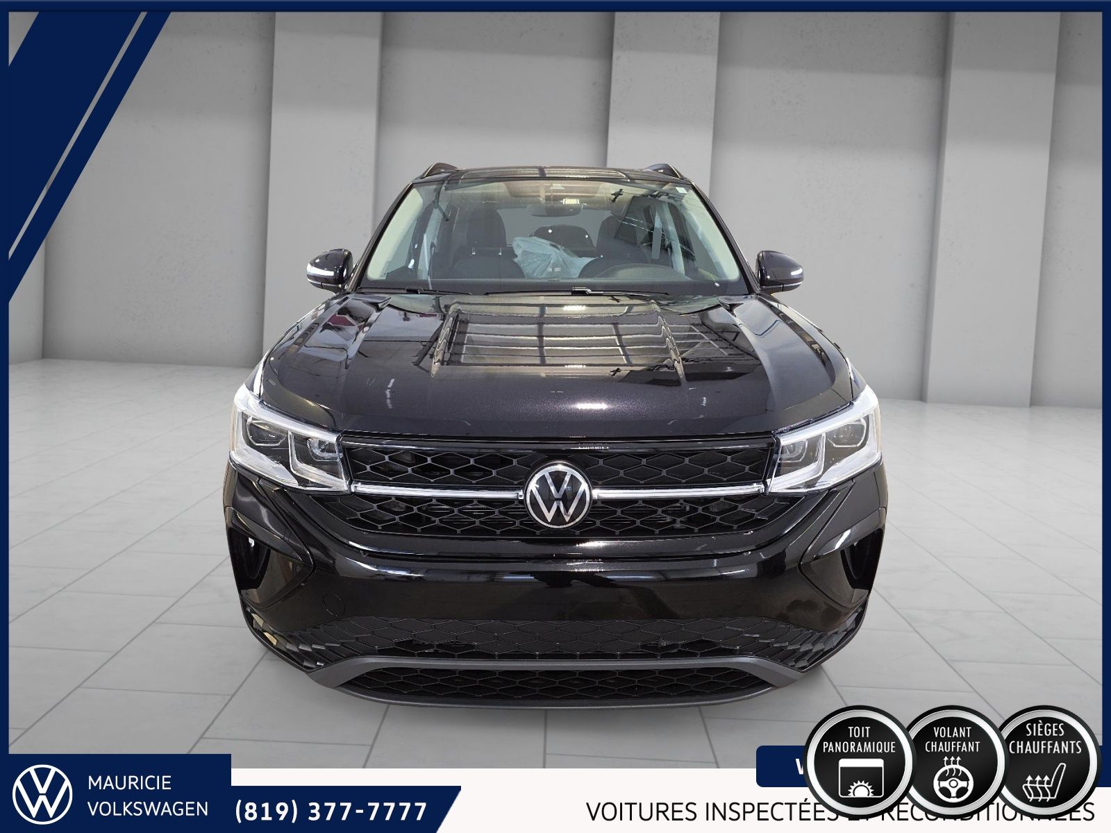 Photo 2024 Volkswagen Taos Comfortline Black Edition + ensemble toit ouvrant #2