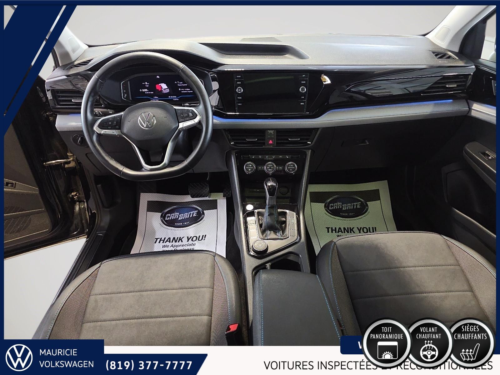 Photo 2024 Volkswagen Taos Comfortline Black Edition + ensemble toit ouvrant #8