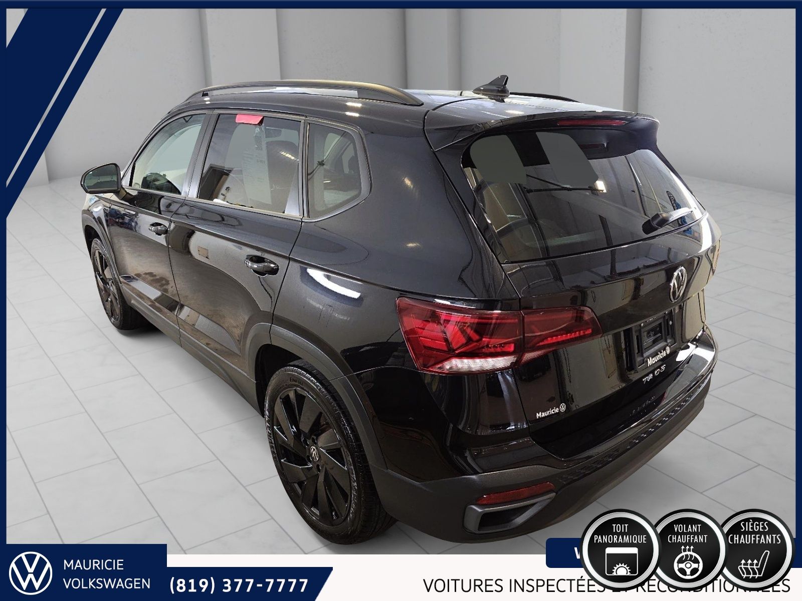 Photo 2024 Volkswagen Taos Comfortline Black Edition + ensemble toit ouvrant #4