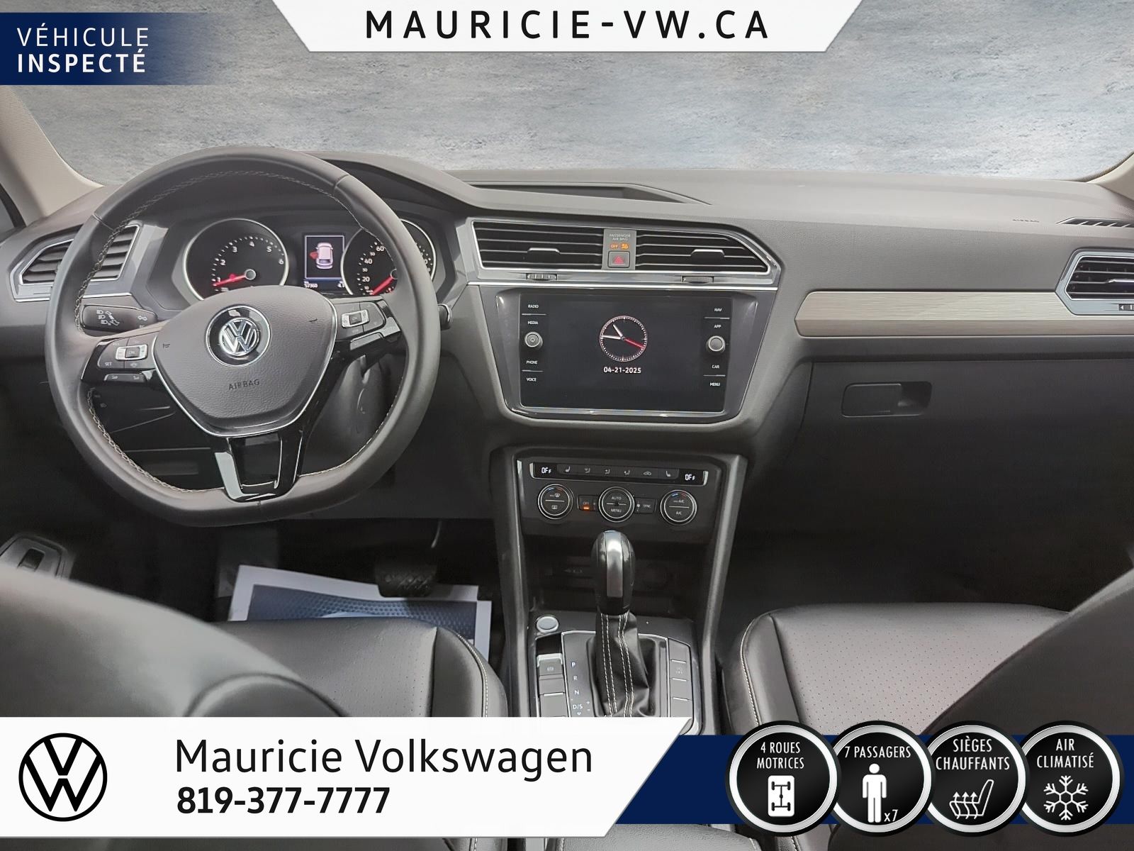 2021 Volkswagen Tiguan 7 passagers