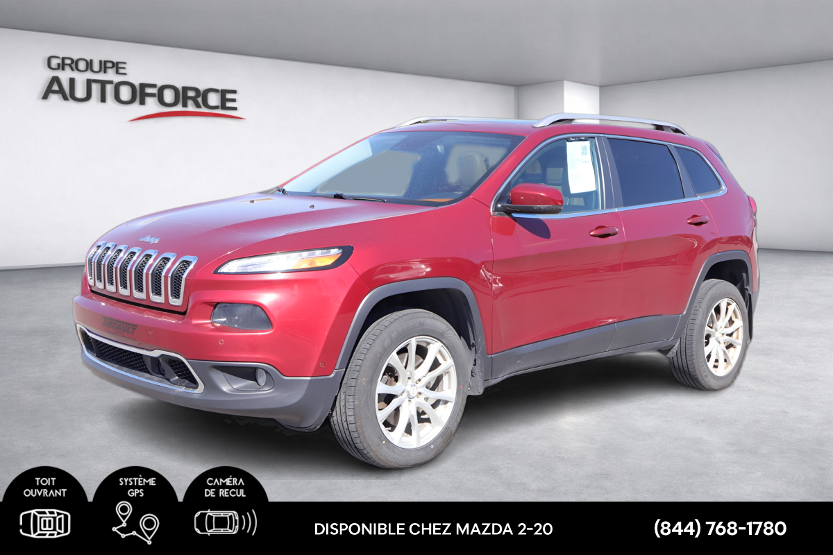2016 Jeep Cherokee LIMITED WITH TECH PKG CUIR TOIT PANO