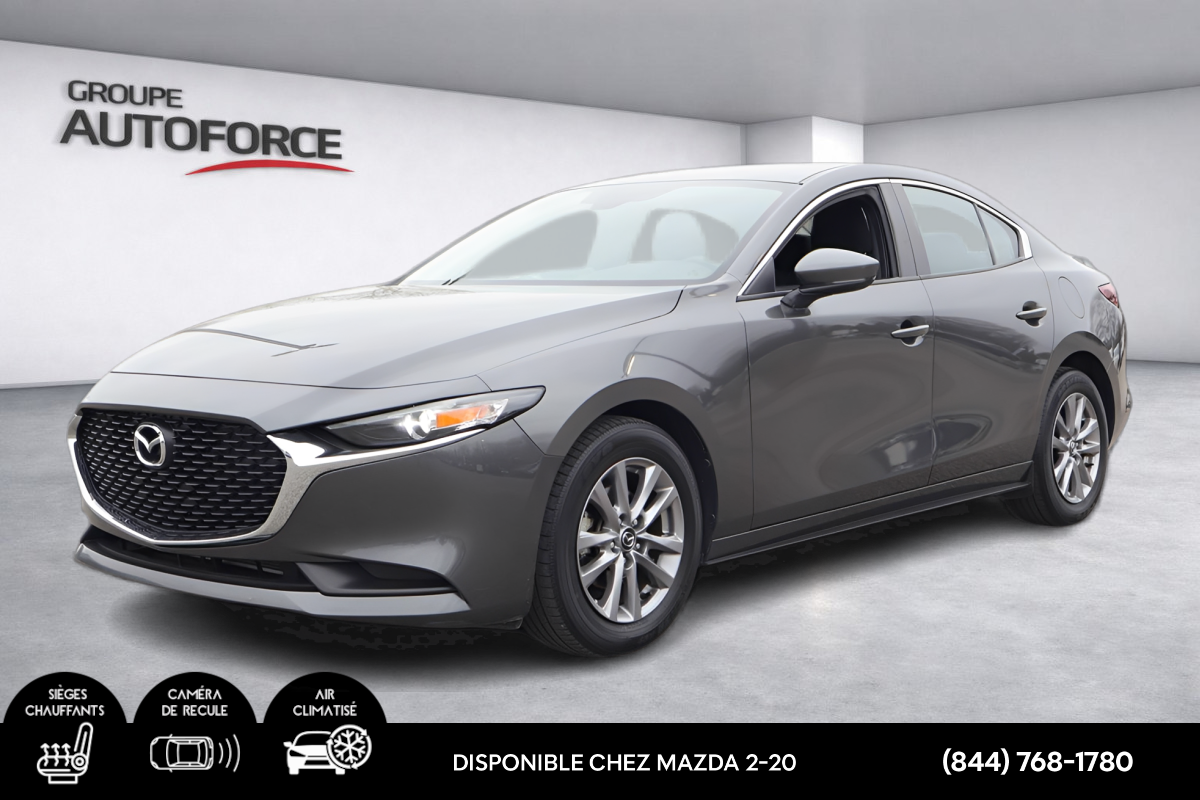2021 Mazda Mazda3 GX BANCS CHAUFFANTS, CARPLAY, CAMERA DE RECUL