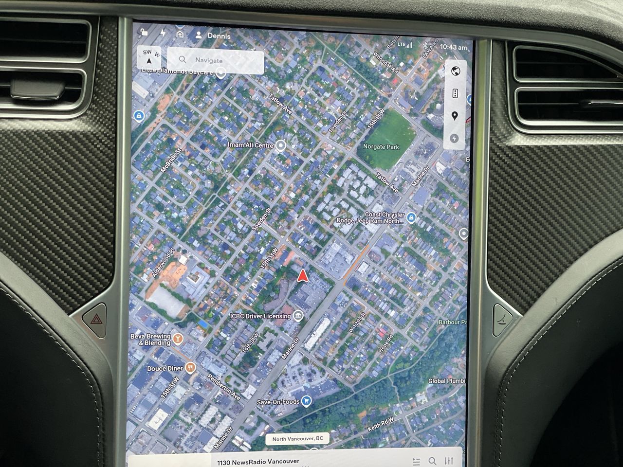 Tesla Model X  2016 à North Vancouver, Colombie-Britannique