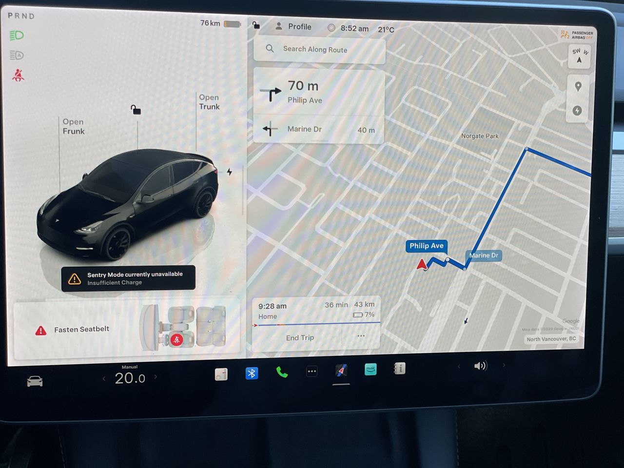 Tesla Model Y  2022 à North Vancouver, Colombie-Britannique