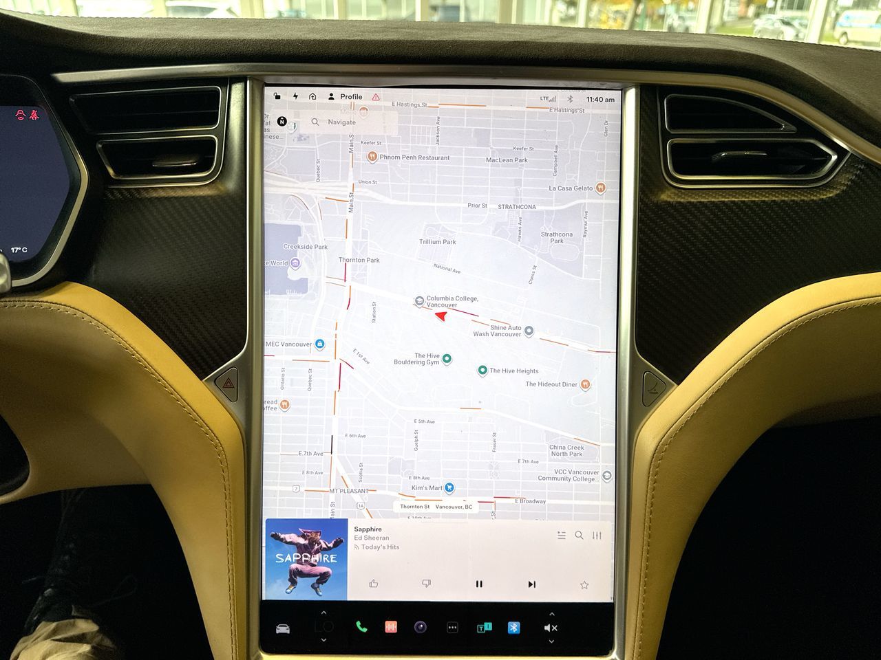 2017 Tesla Model S in Vancouver, British Columbia