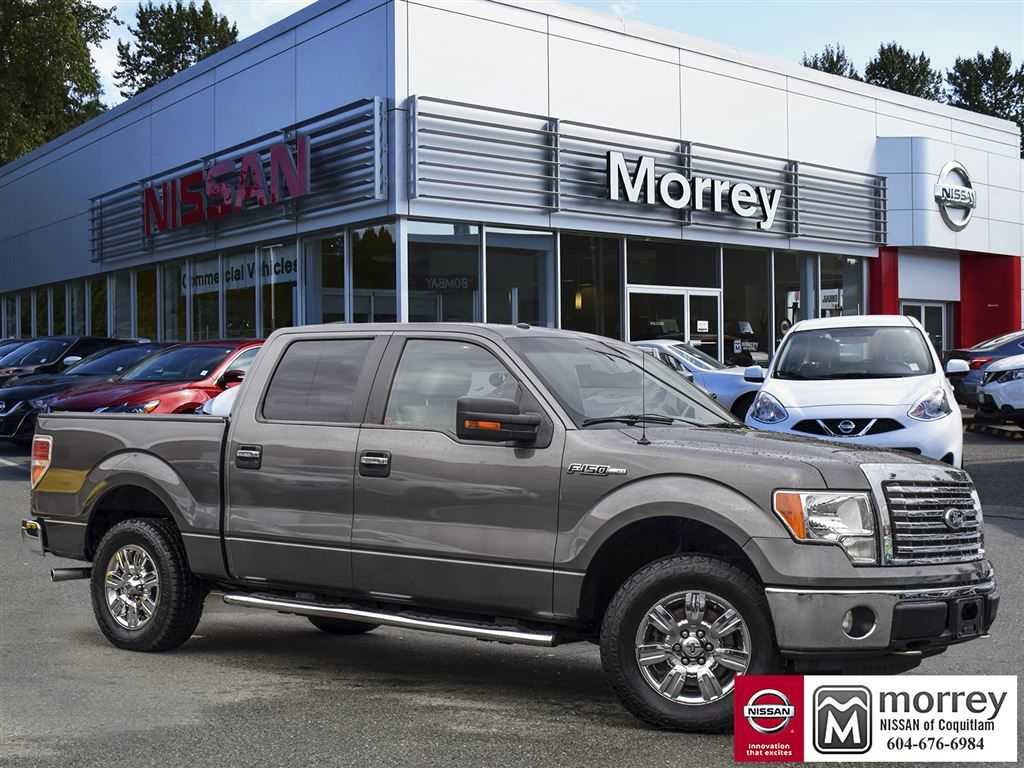 Morrey Nissan Of Coquitlam Pre Owned 2010 F 150 Supercrew Xlt 4x4 Tonneau Cover Moonroof Usb 19 988