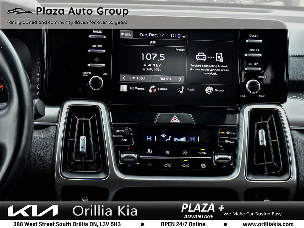 2021 Kia Sorento LX Premium AWD / APPLE CARPLAY / HEATED SEATS