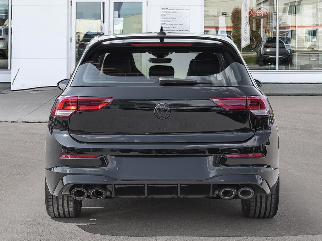 2025 Volkswagen Golf R Black Edition Akrapovic Exhaust / Mythos Black Metallic