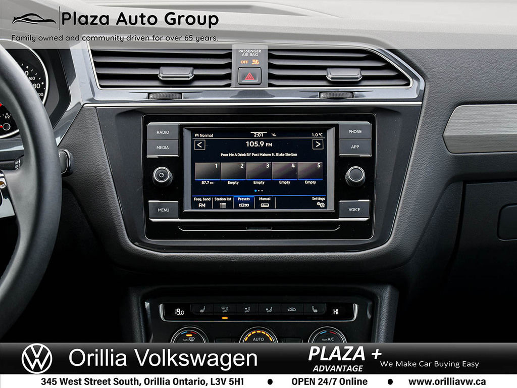 2020 Volkswagen Tiguan COMFORTLINE 4MOTION | SUNROOF | APPLE CARPLAY + ANDROID AUTO