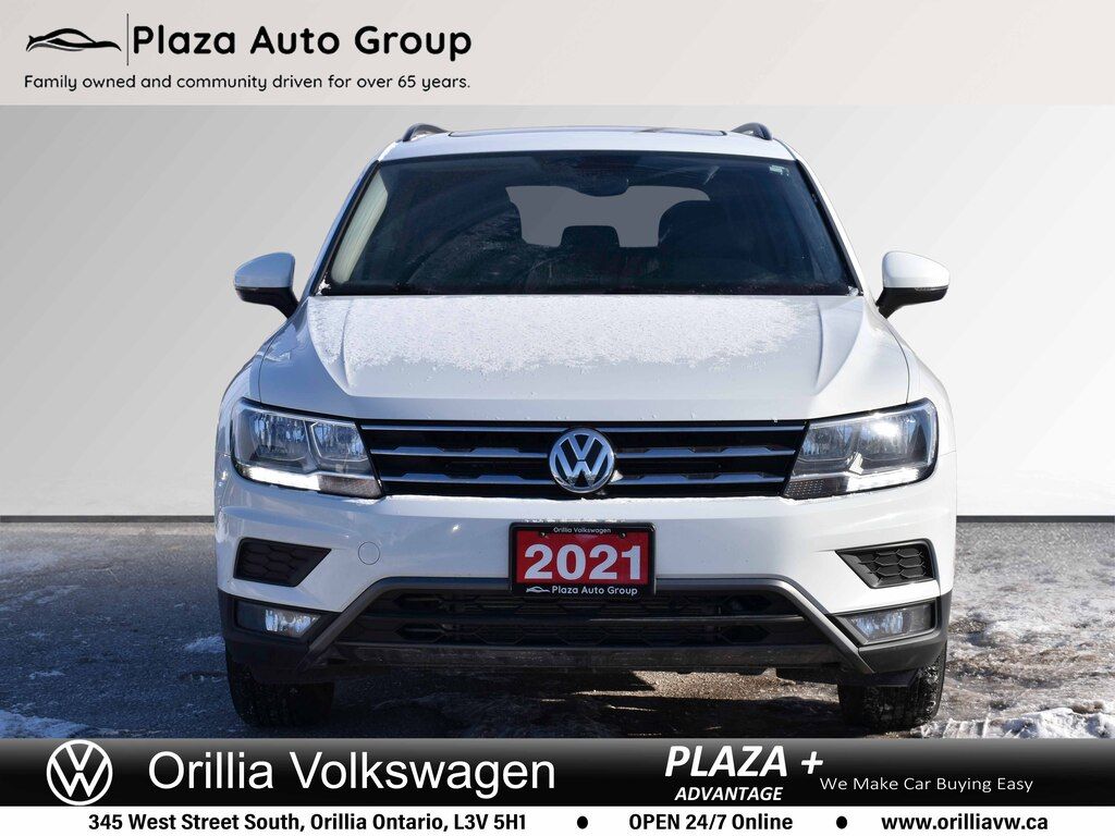 2021 Volkswagen Tiguan COMFORTLINE ONE OWNER | NO ACCIDENTS | ALLOY RIMS | LEATHER SEATS | APPLE CARPLAY ANDROID AUTO