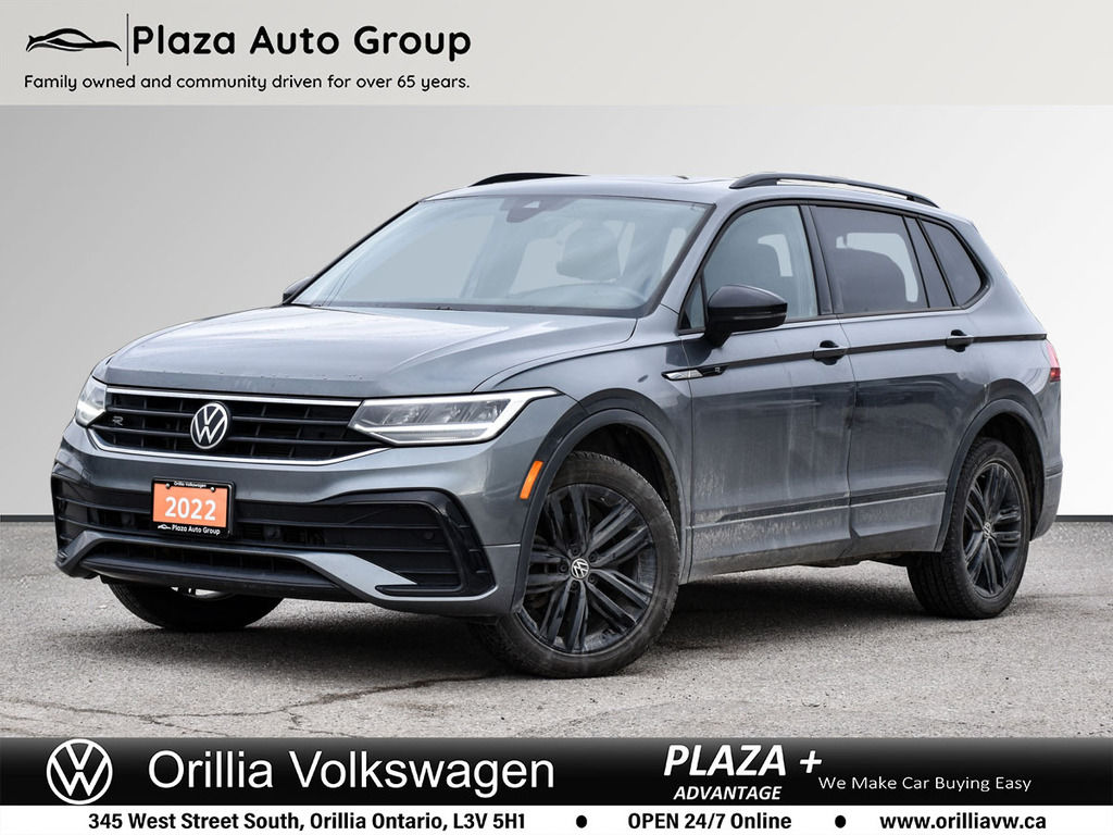 2022 Volkswagen Tiguan COMFORTLINE R-LINE BLACK EDITION HEATED LEATHER SEATS | PUSH BUTTON START | ADAPTIVE CRUISE CONTROL