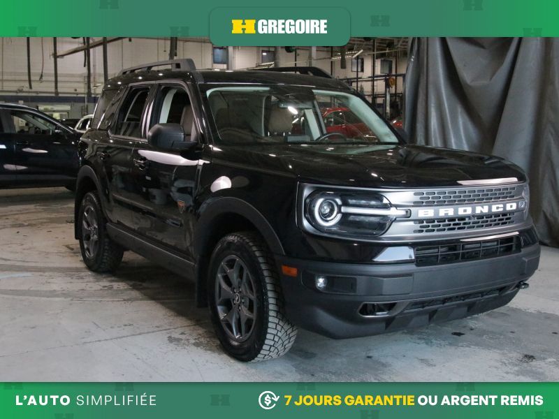 2022 Ford Bronco Badlands AWD AUTO A/C CUIR MAGS CAM RECUL