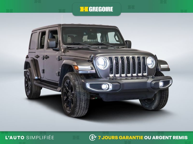 2021 Jeep Wrangler 4XE SAHARA PLUG IN HYBRID PLUSIEURS OPTIONS