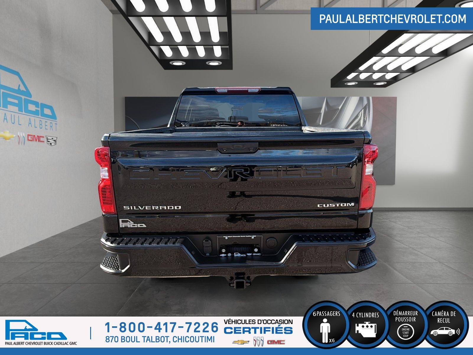 Photo Chevrolet SILVERADO 1500 4WD CREW CAB 147 CUSTOM 2022 #5
