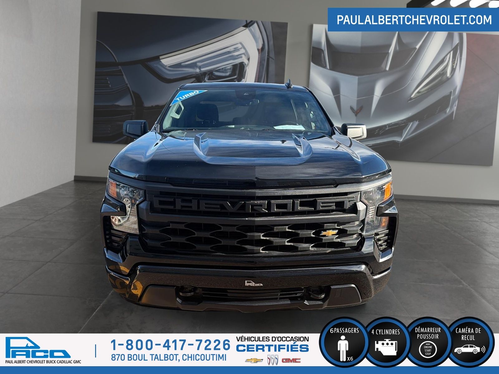 Photo Chevrolet SILVERADO 1500 4WD CREW CAB 147 CUSTOM 2022 #2