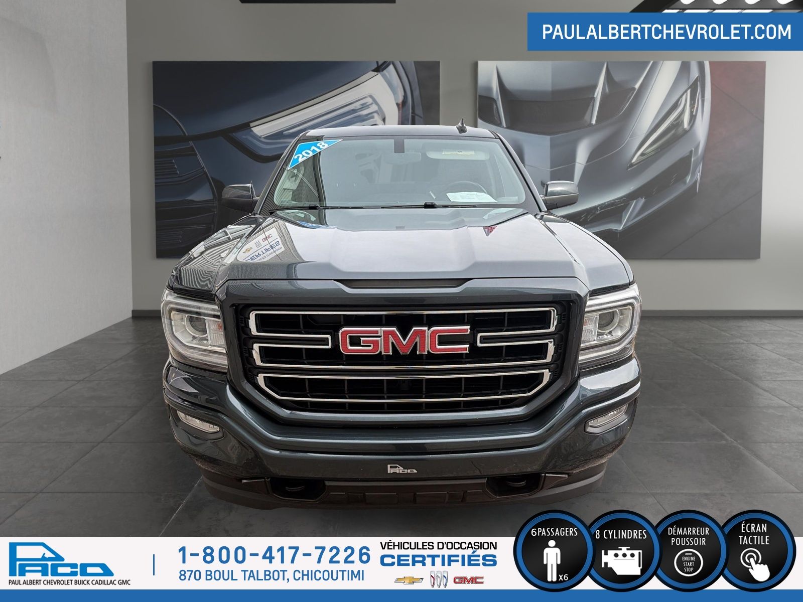 Photo GMC SIERRA 1500 4WD CREW CAB 143.5 2018 #2