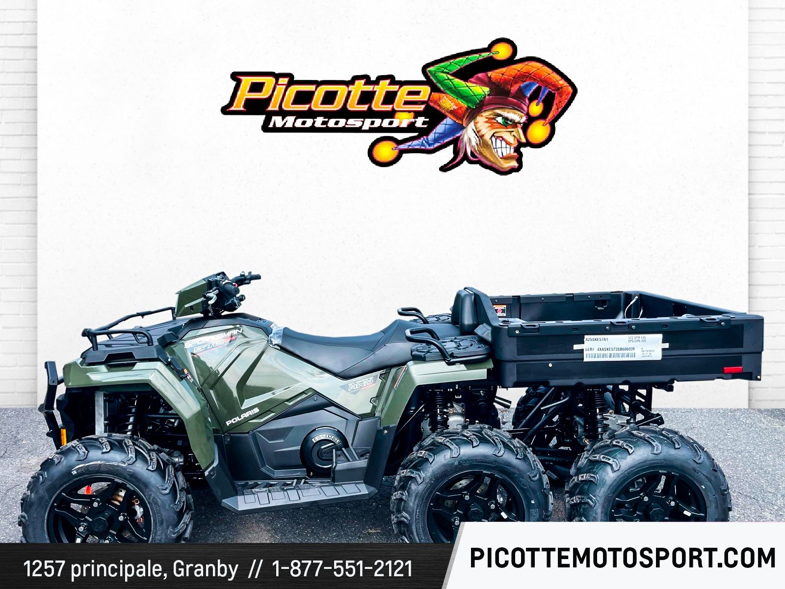 2025 Polaris Sportsman 570 Big Boss 6x6 EPS