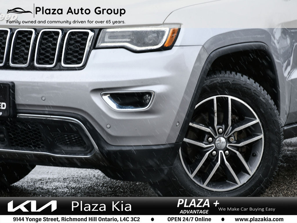 2018 Jeep Grand Cherokee Limited 4X4|LEATHER|PANO ROOF|8 INCH DISPLAY|