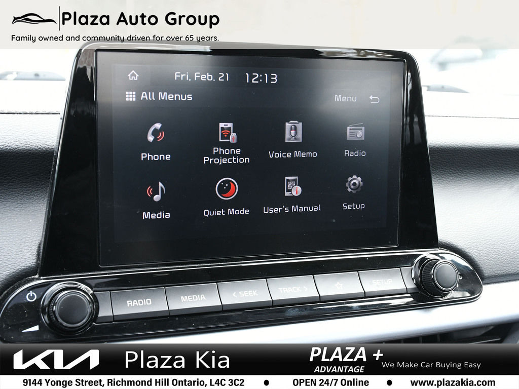 2022 Kia Forte EX+ |Carplay|Sunroof|Blind Spot Assist|